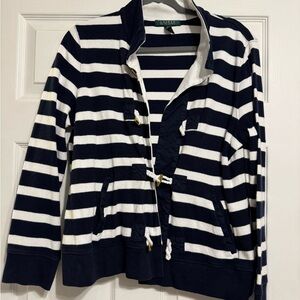 Ralph Lauren Striped Navy and White Jacket